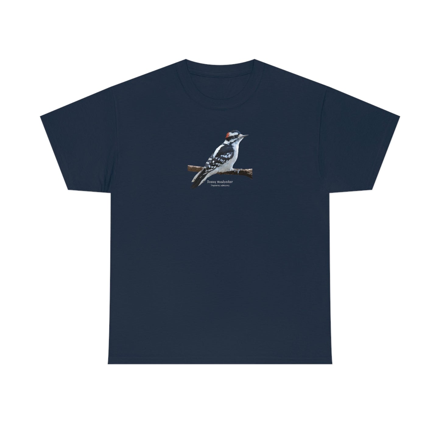 Downey Woodpecker (PS Dry Brush) Heavy Cotton Tee, Birds, Birding, Birder, Bird Watching, Bird Watcher, Birdwatcher Gifts,