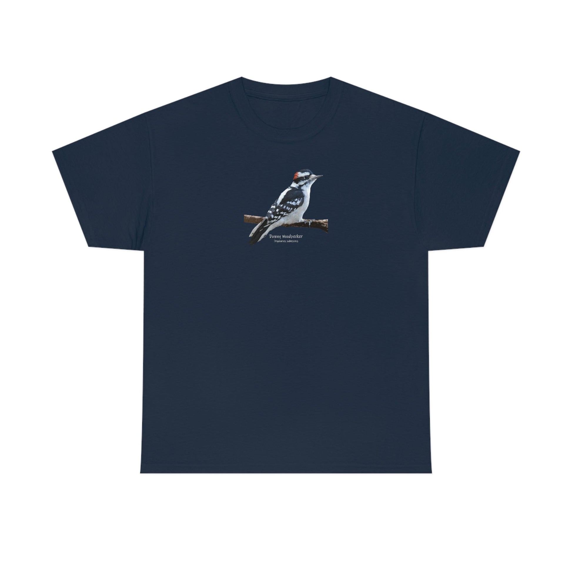 Downey Woodpecker (PS Dry Brush) Heavy Cotton Tee, Birds, Birding, Birder, Bird Watching, Bird Watcher, Birdwatcher Gifts,