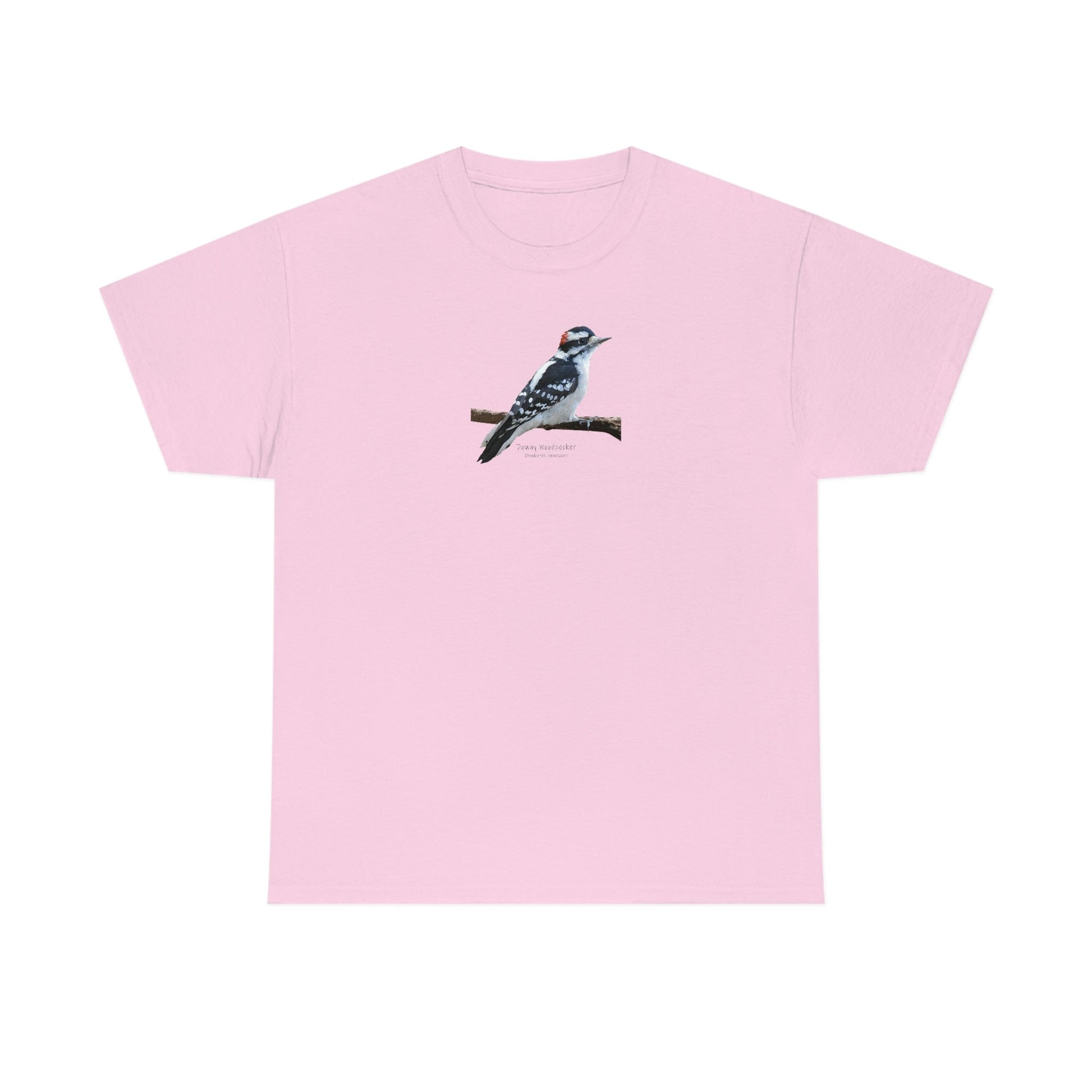 Downy Woodpecker (PS Dry Brush) Heavy Cotton Tee, Birds, Birding, Birder, Bird Watching, Bird Watcher, Birdwatcher Gifts,