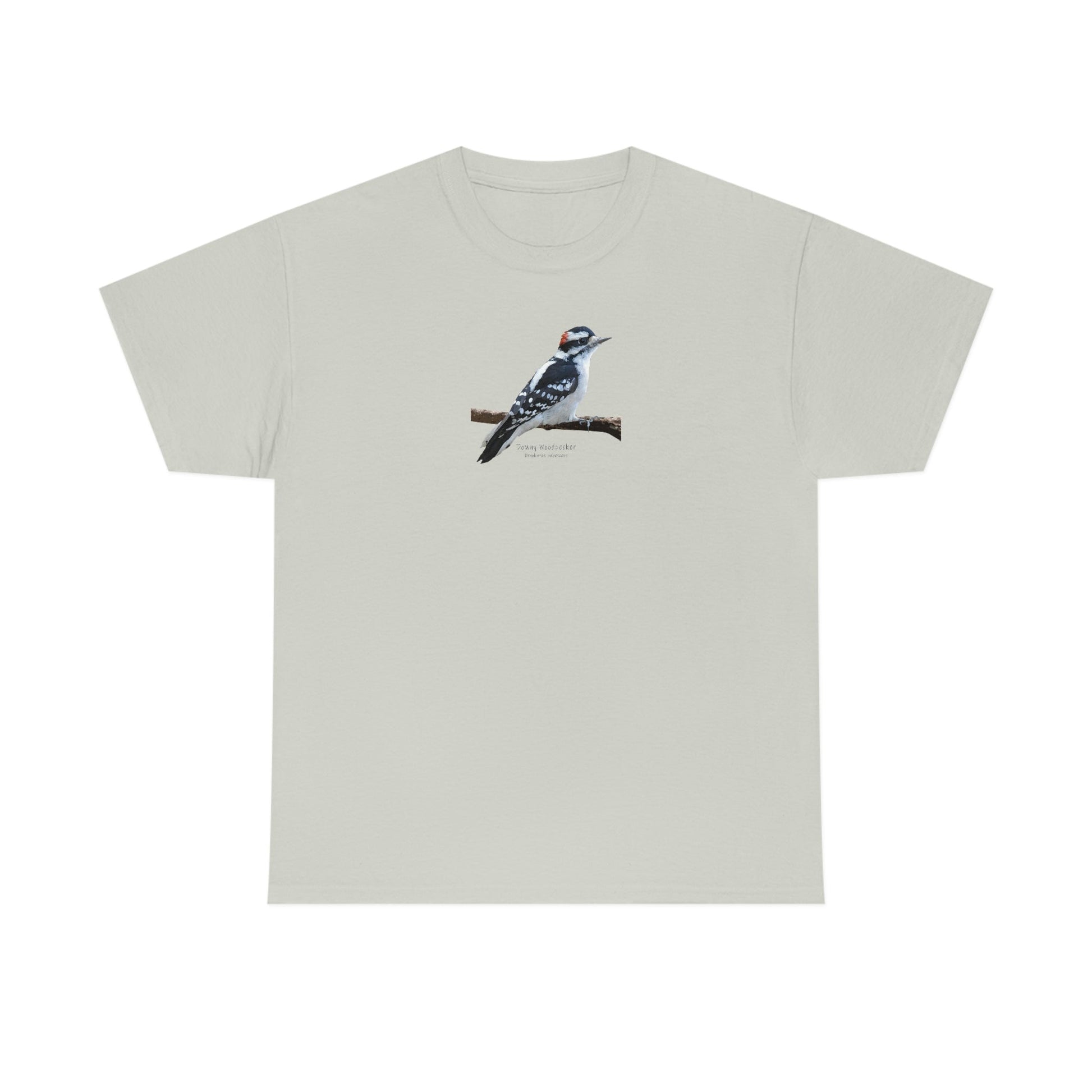 Downy Woodpecker (PS Dry Brush) Heavy Cotton Tee, Birds, Birding, Birder, Bird Watching, Bird Watcher, Birdwatcher Gifts,