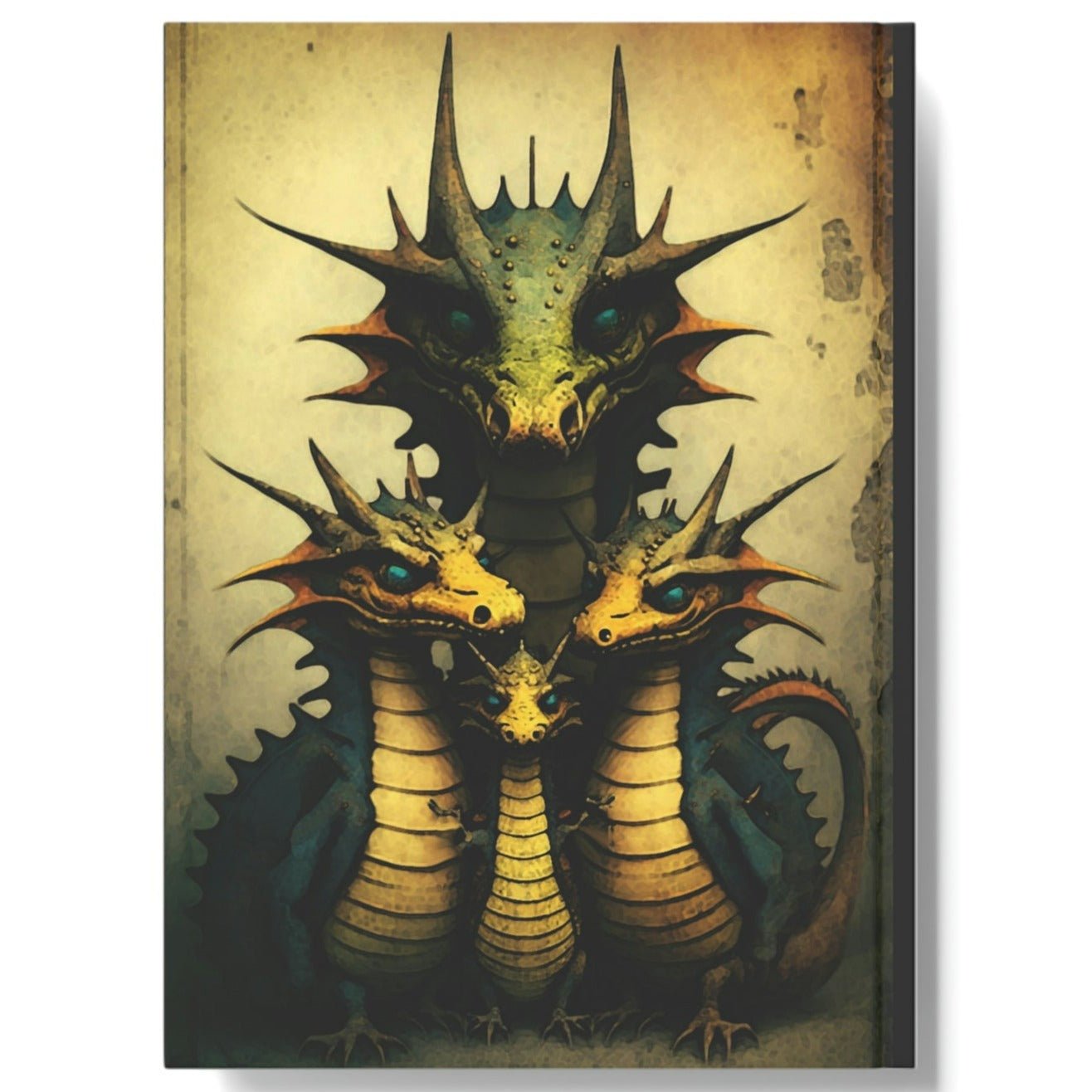 Dragon Family Portrait Hard Backed Journal