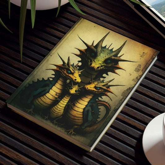 Dragon Family Portrait Hard Backed Journal