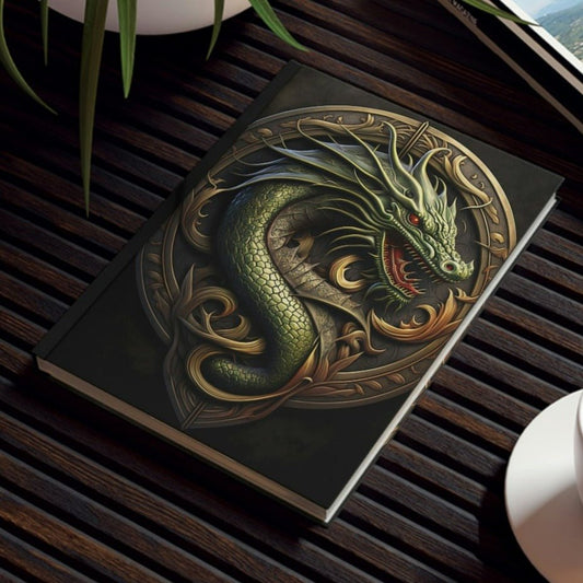 Dragon Medallion Hard Backed Journal