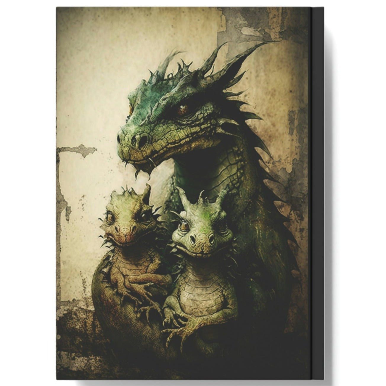 Dragon Mom and Kids Hard Backed Journal