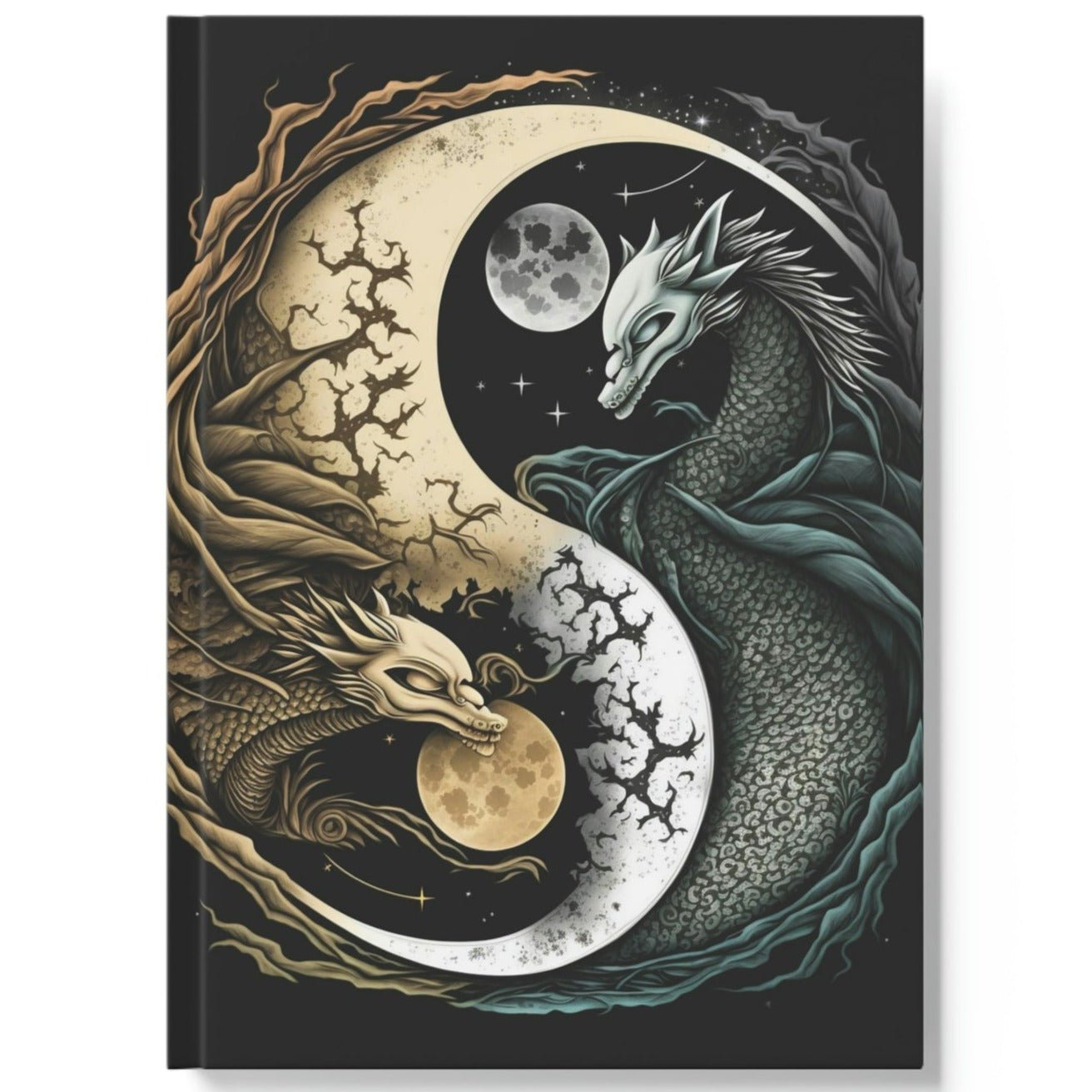 Dragon Ying Yang Hard Backed Journal