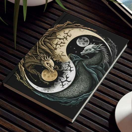 Dragon Ying Yang Hard Backed Journal