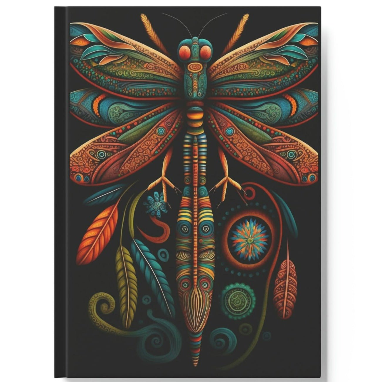 Dragonfly Inspirations - Mesoamerican Dragonfly - Hard Backed Journal