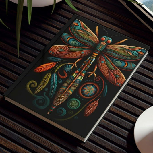 Dragonfly Inspirations - Mesoamerican Dragonfly - Hard Backed Journal