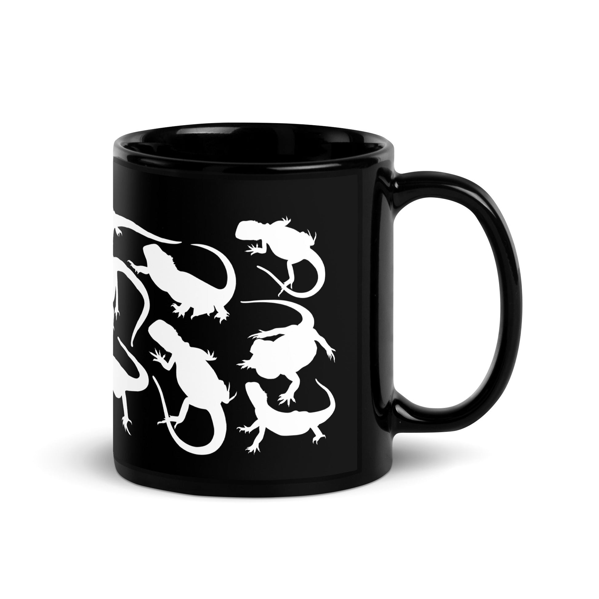 Dragons, Dragons Everywhere - Bearded Dragon Mug with Color Inside