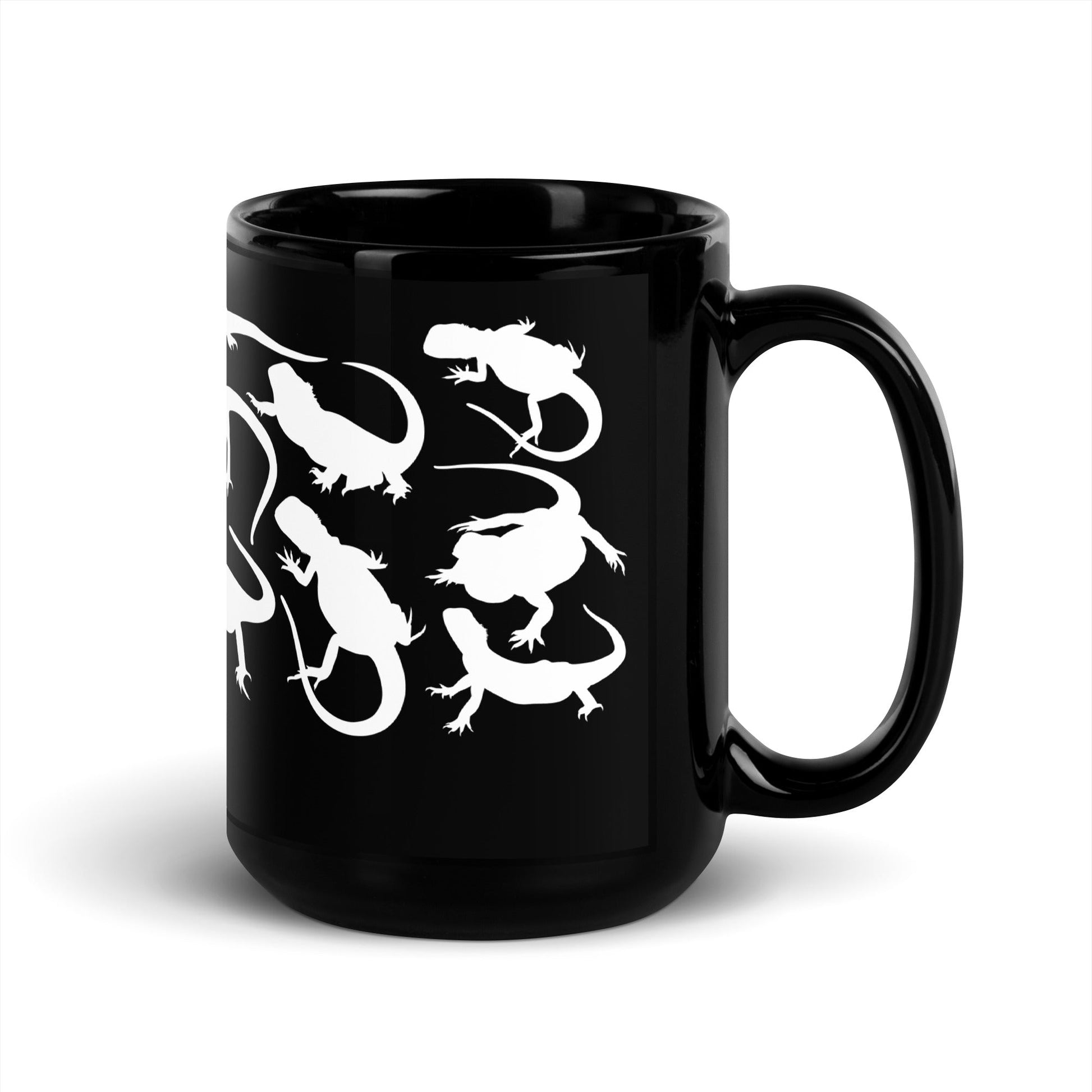 Dragons, Dragons Everywhere - Bearded Dragon Mug with Color Inside