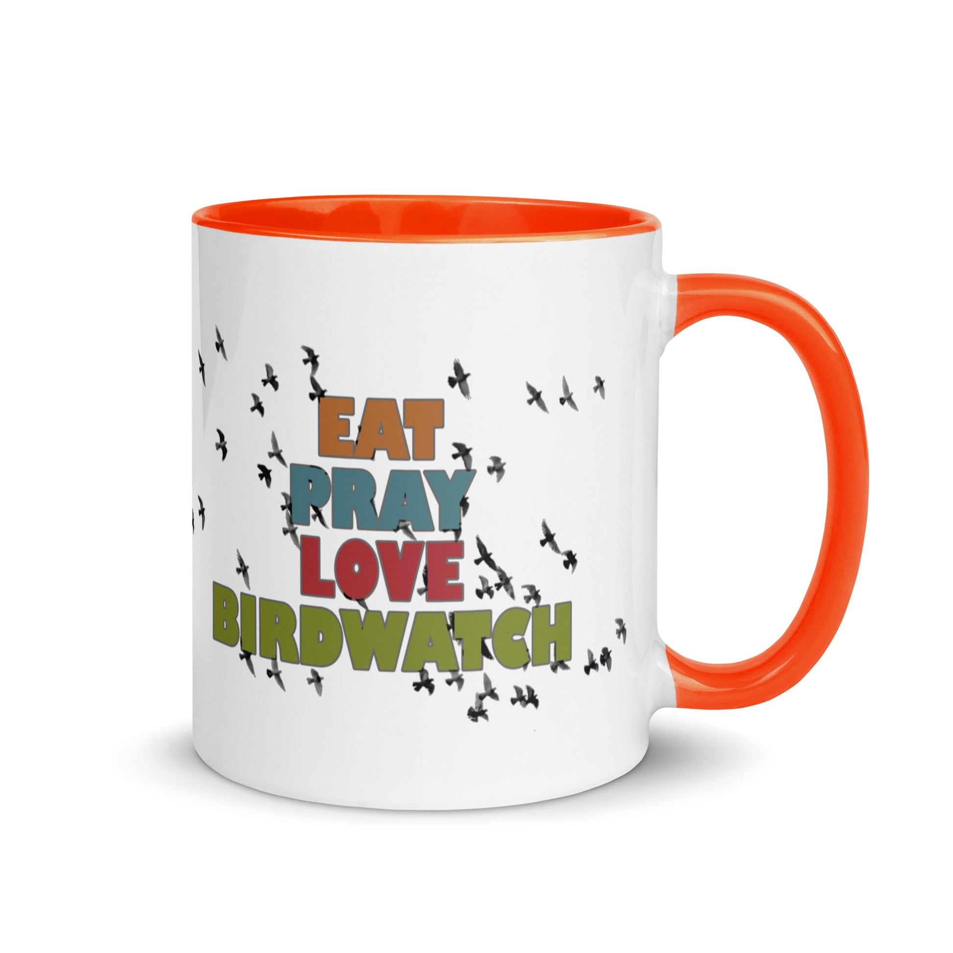 Eat Pray Love Birdwatch Mug with Color Inside