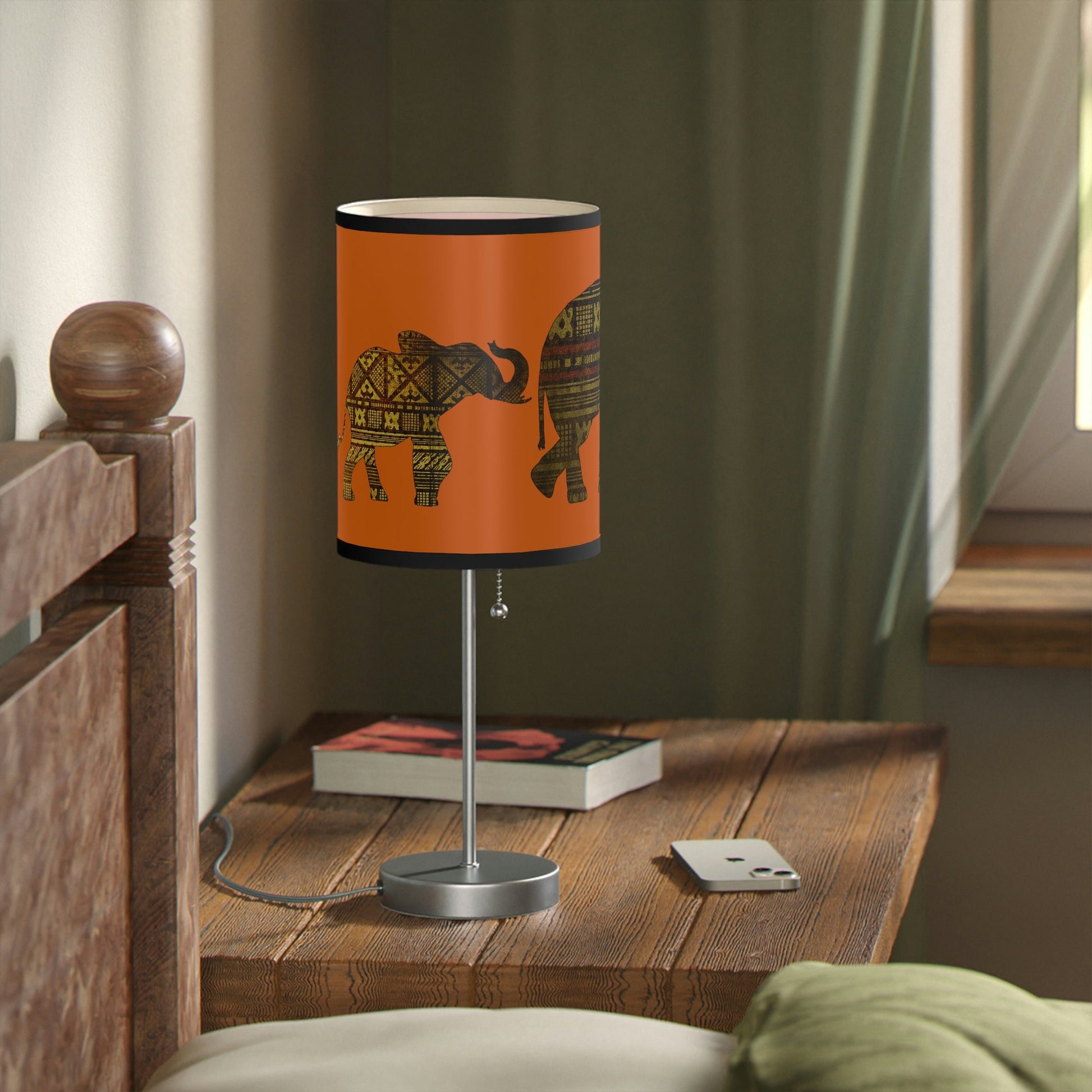 Elephant Family Lamp on a Stand, US|CA plug