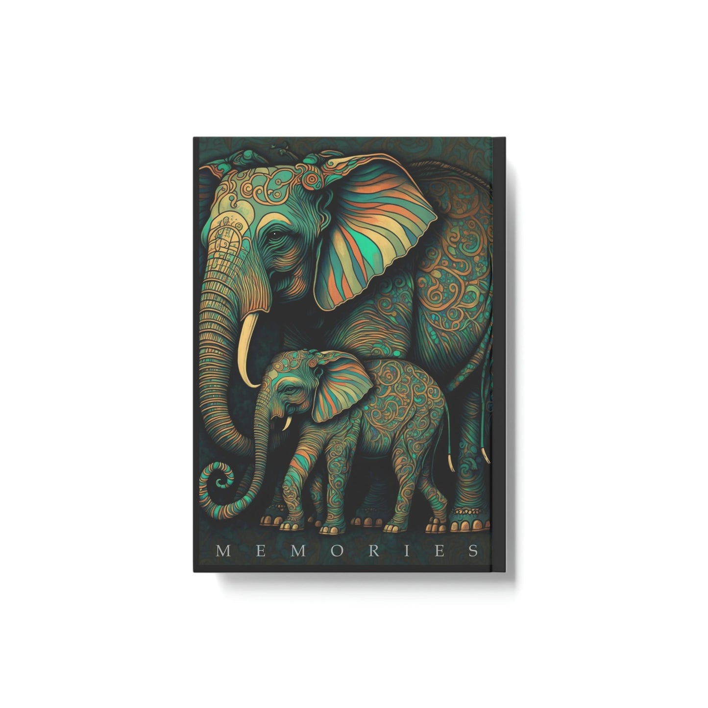 Elephant Family "Memories" Hard Backed Journal