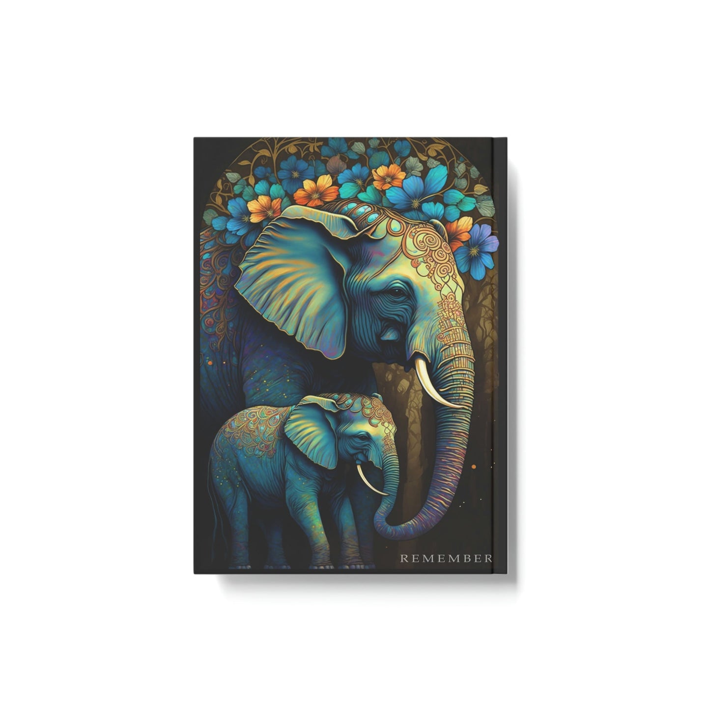 Elephant Family "Remember" Hard Backed Journal