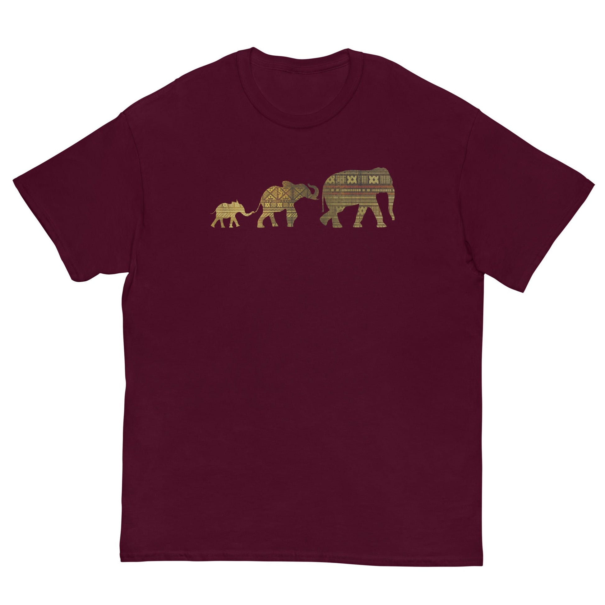 Elephant Family T-Shirt - Elephant Baby, Mother and Father