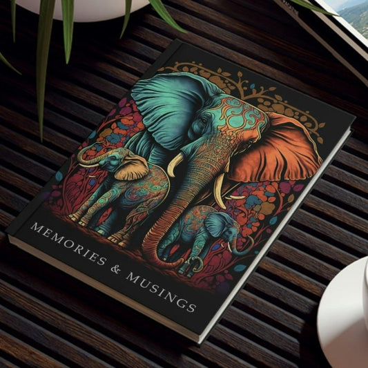 Elephant Inspirationals - Memories and Musings - Hard Backed Journal