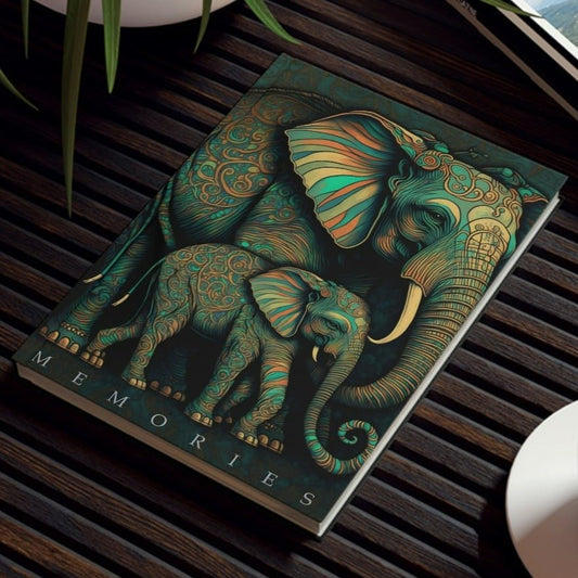 Elephant Inspirationals - Memories - Hard Backed Journal