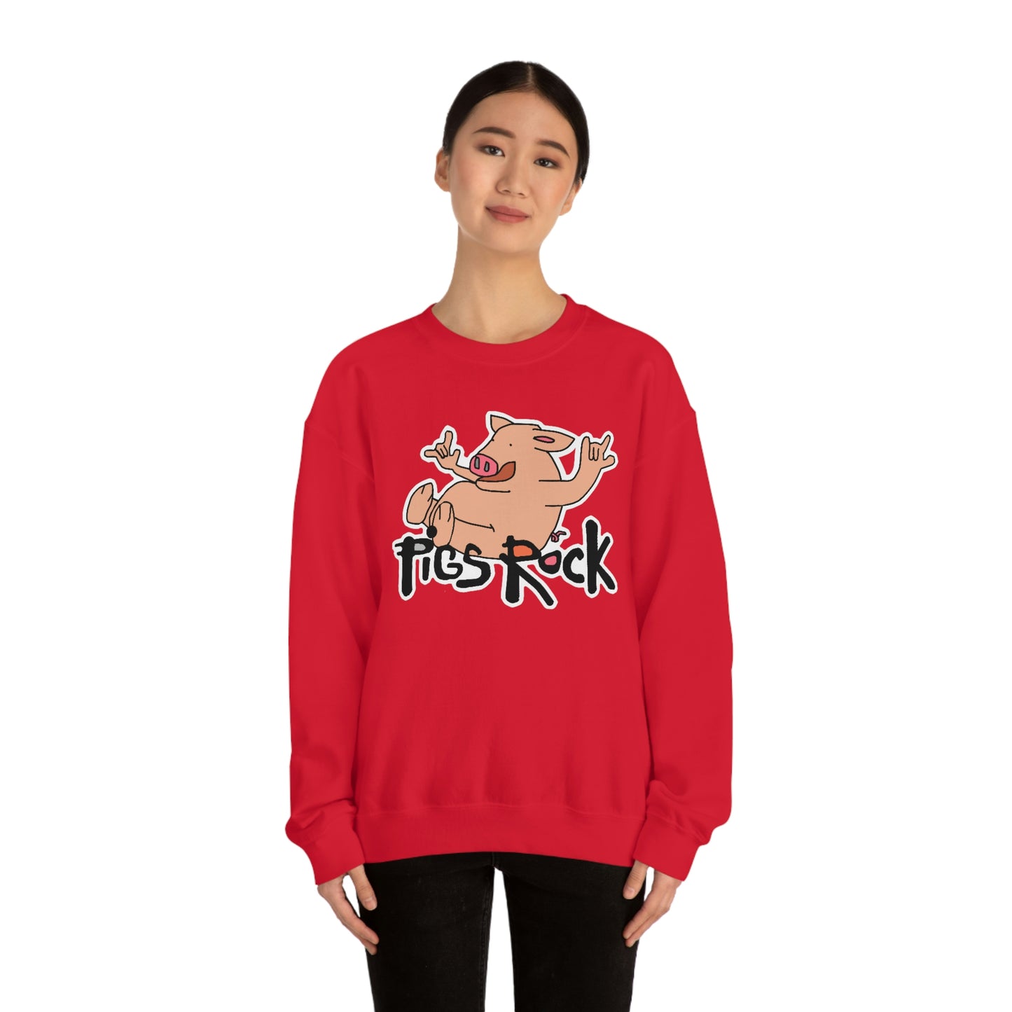Pigs Rock Unisex Heavy Blend Crewneck Sweatshirt