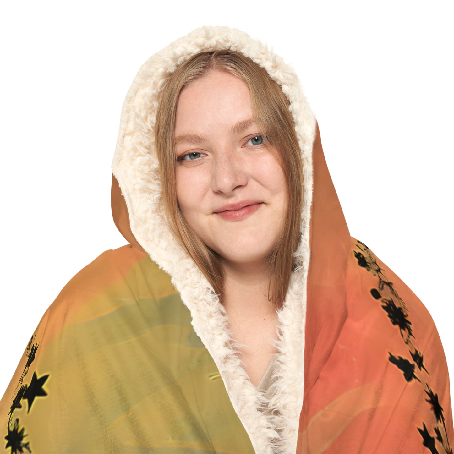 Fairy Grunge Silhouette Hoodie Blanket