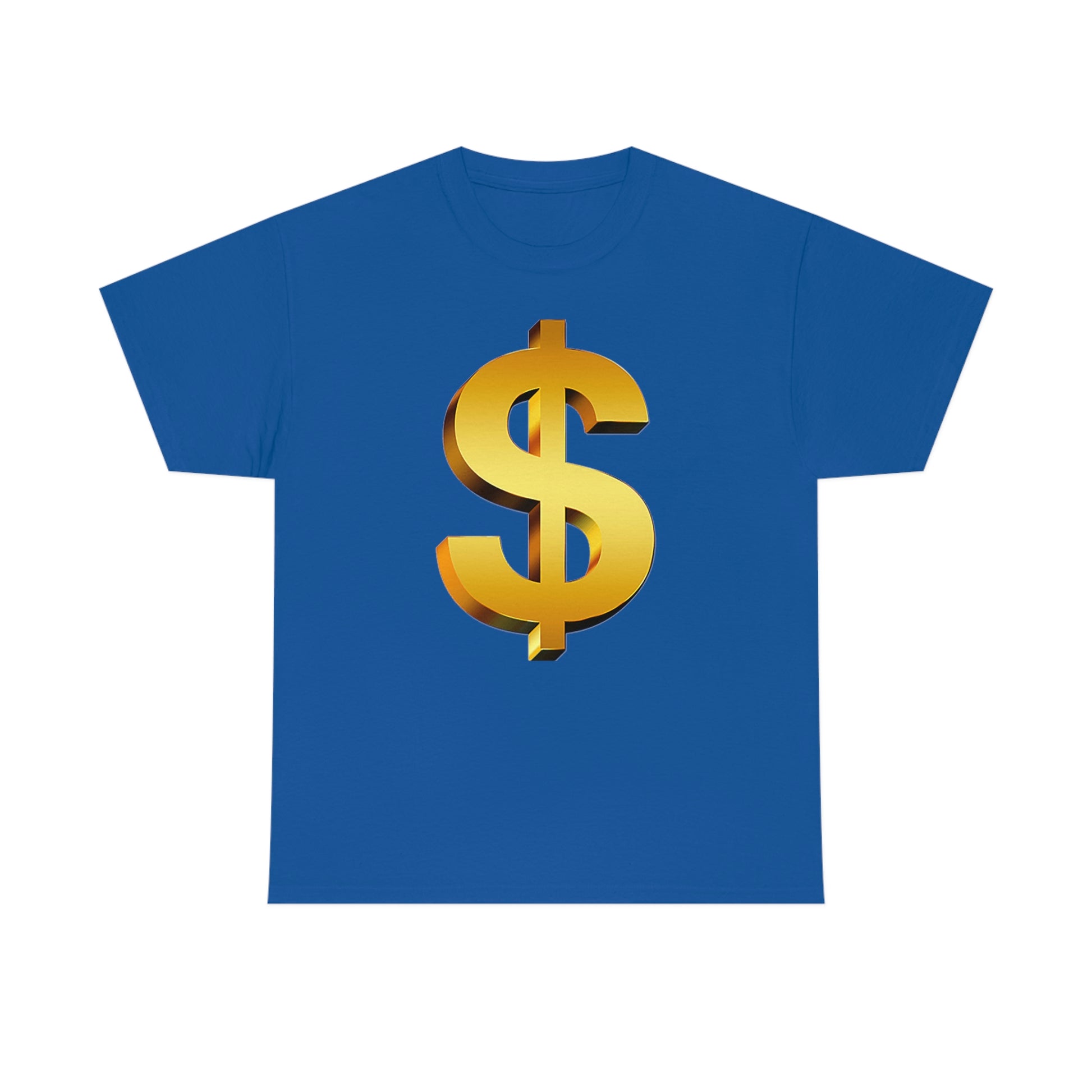 Bling Money Cash My Money Folds Unisex Heavy Cotton Tee Bills cash currency bucks coin funds gold dollar C-note big shot deep pocket
