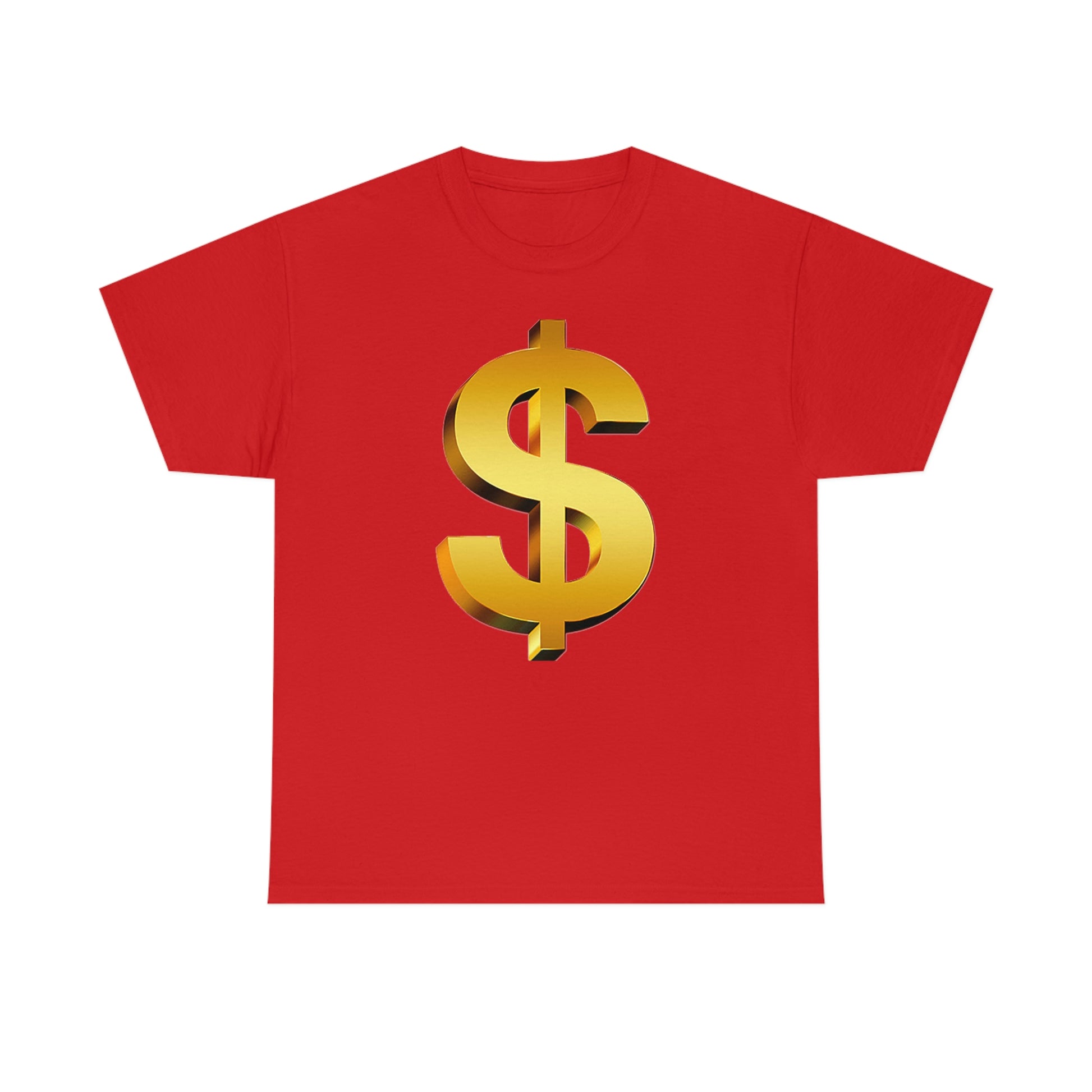 Bling Money Cash My Money Folds Unisex Heavy Cotton Tee Bills cash currency bucks coin funds gold dollar C-note big shot deep pocket
