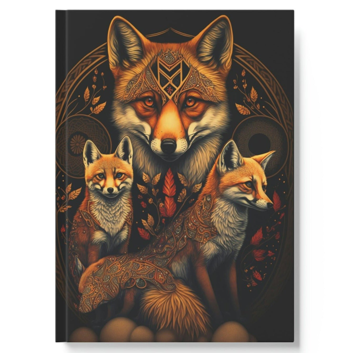 Fox Family Hard Backed Journal