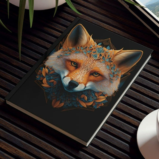 Fox Mandala Hard Backed Journal