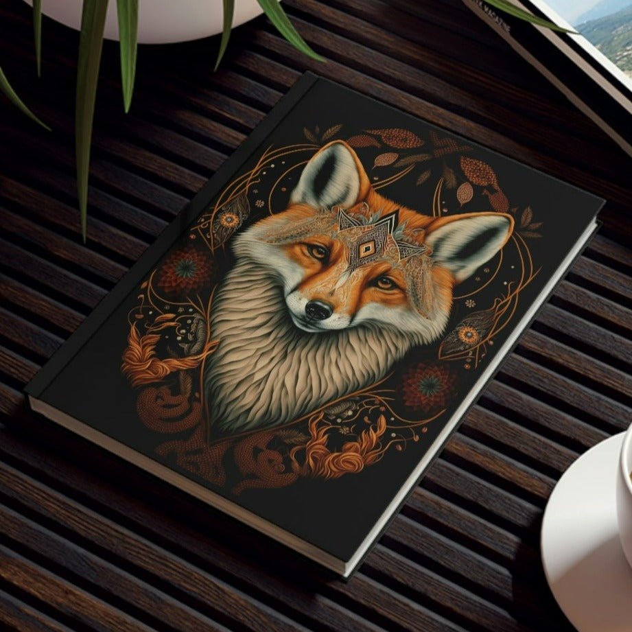 Fox Mandala II Hard Backed Journal
