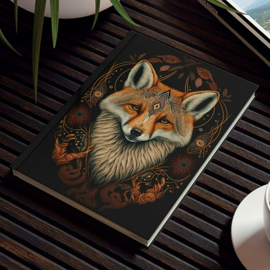 Fox Mandala II Hard Backed Journal