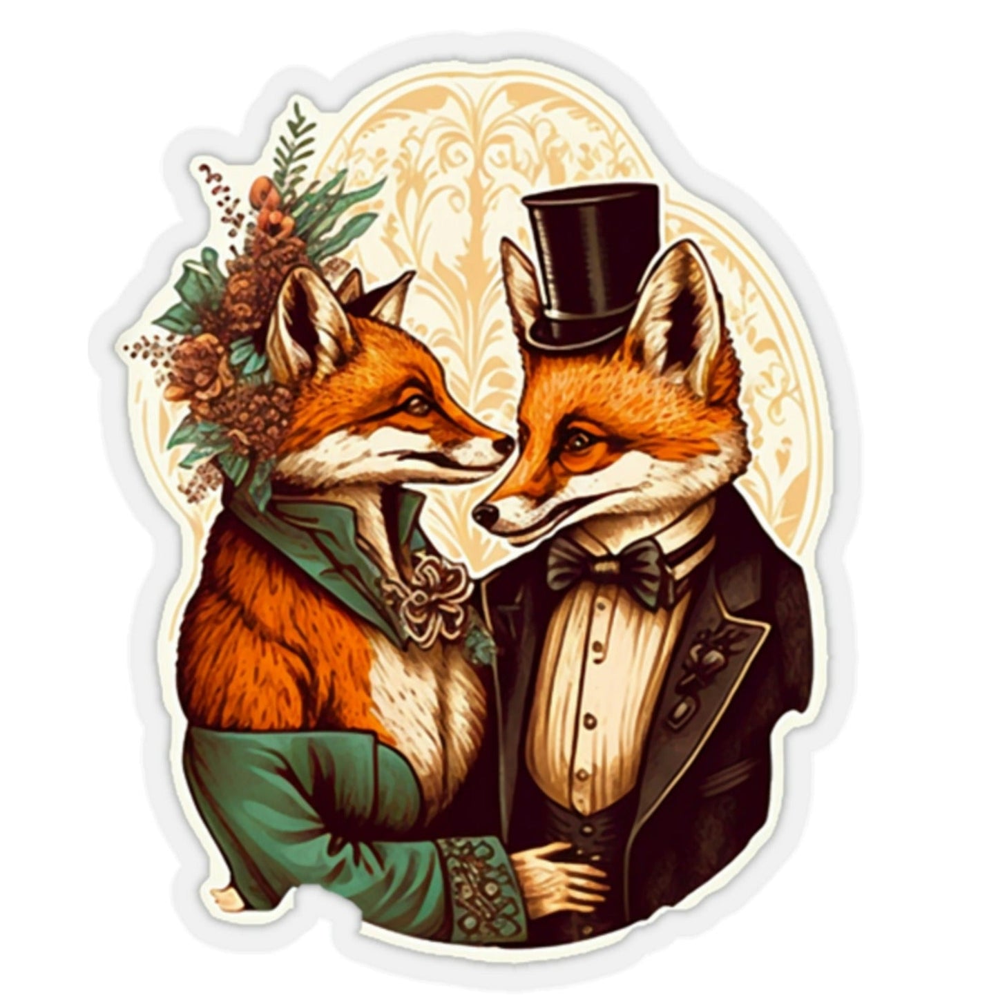 Fox VIII Kiss-Cut Stickers