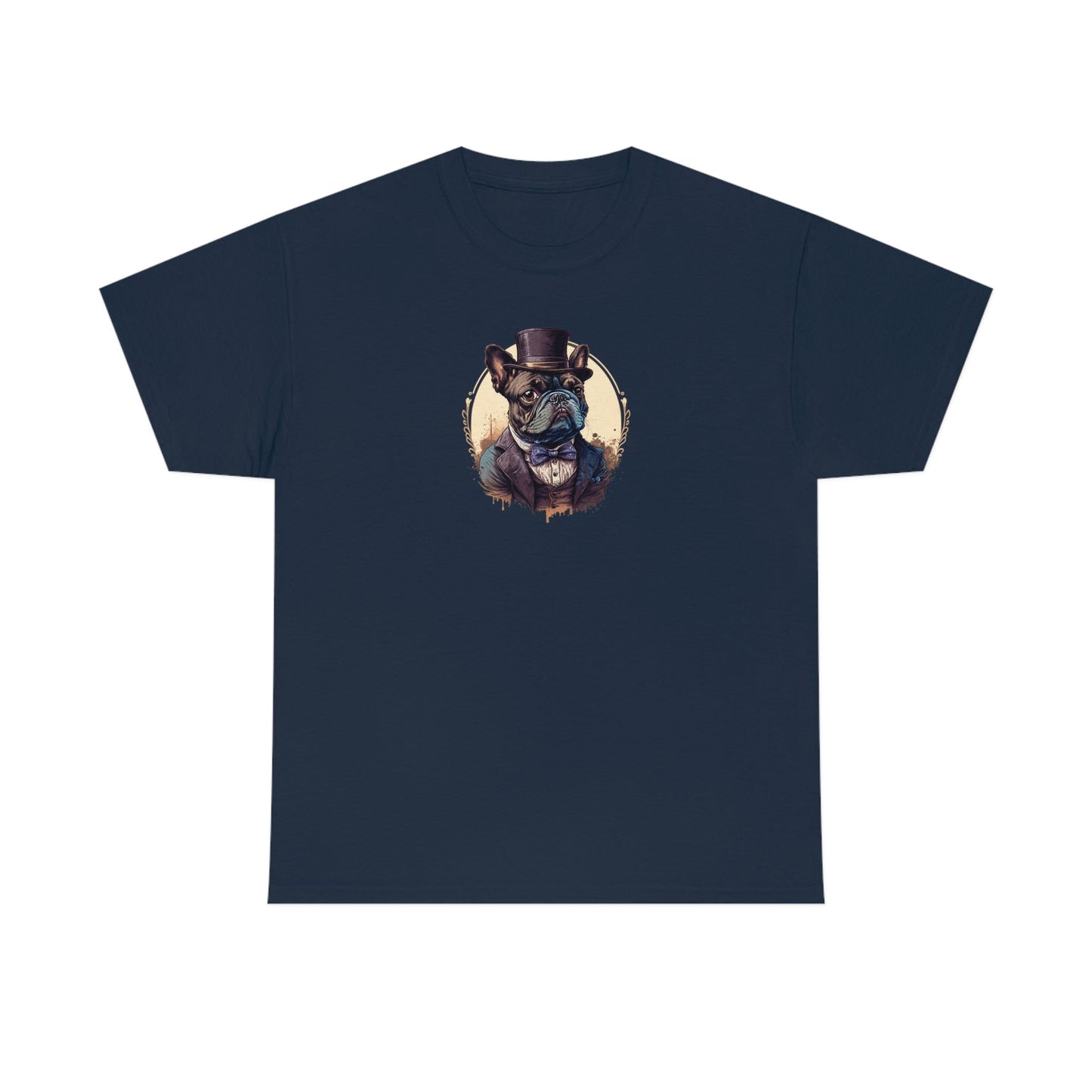 French Bulldog Portrait Cotton Tee - a perfect gift for the frenchy lover or any bull dog fan
