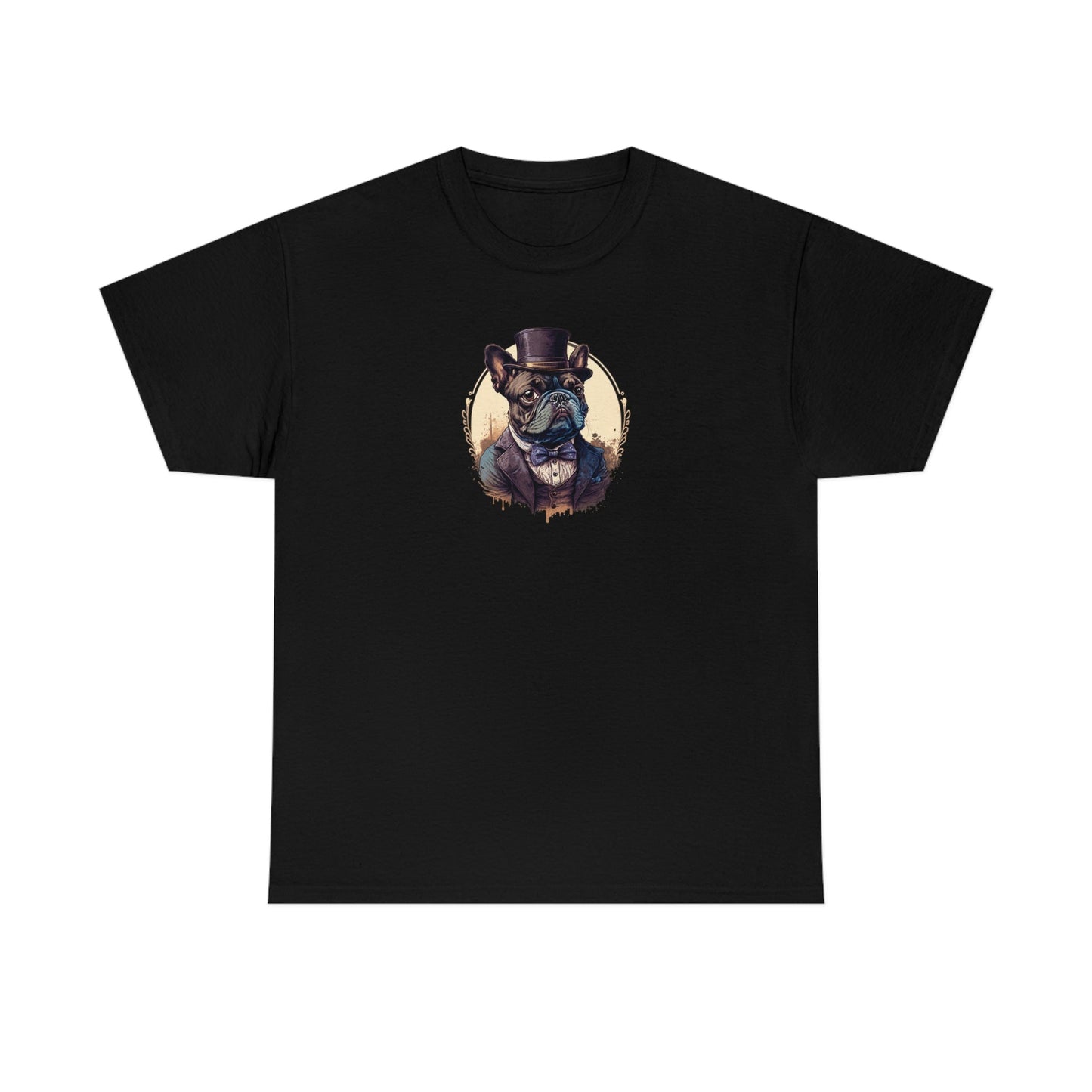 French Bulldog Portrait Cotton Tee - a perfect gift for the frenchy lover or any bull dog fan