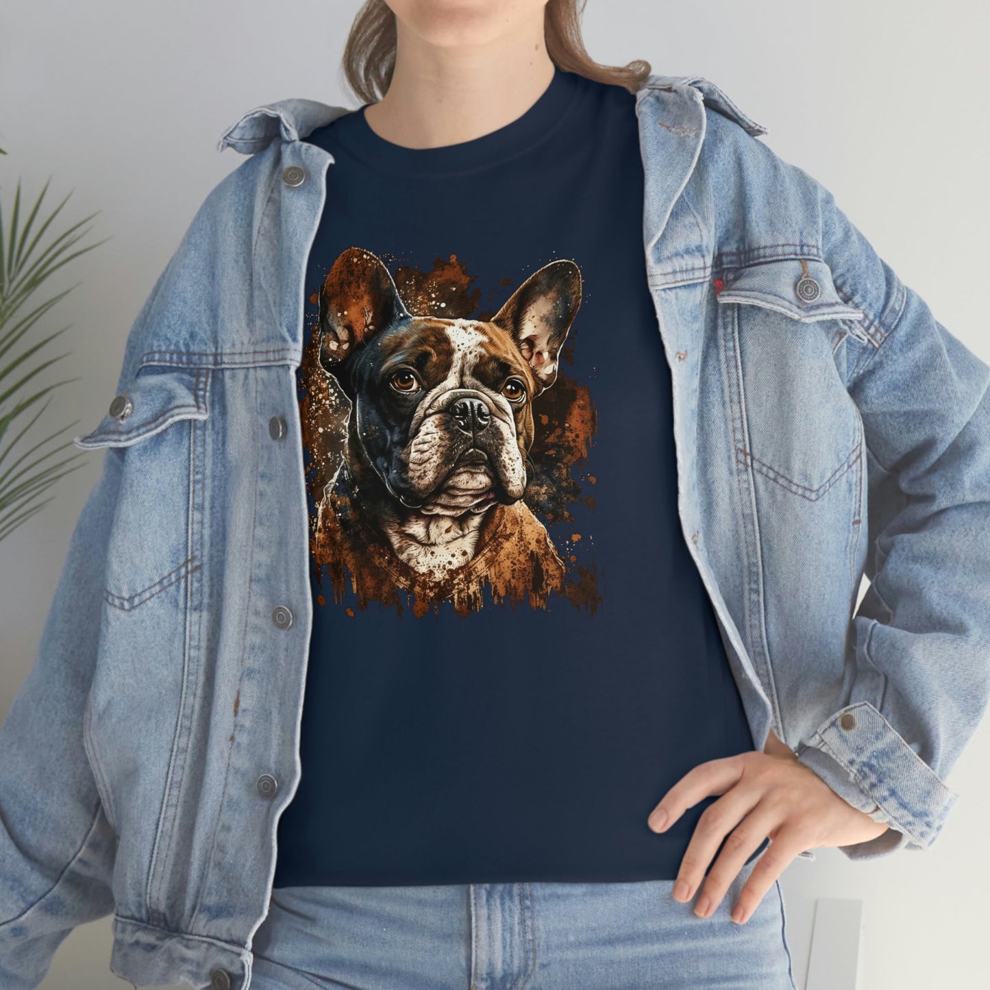 French Bulldog Portrait Cotton Tee II - a perfect gift for the frenchy lover or any bull dog fan