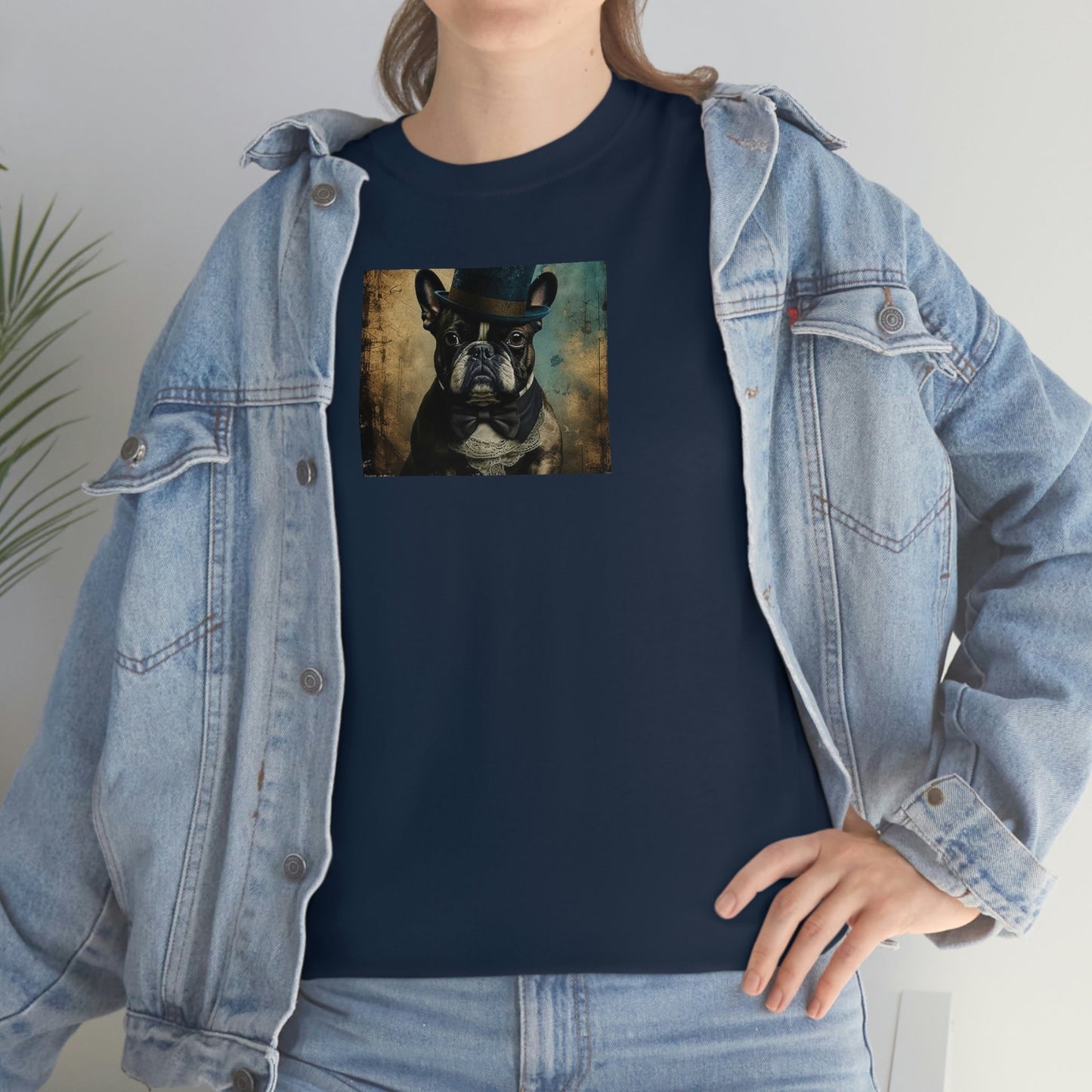 French Bulldog Portrait Cotton Tee IV - a perfect gift for the frenchy lover or any bull dog fan