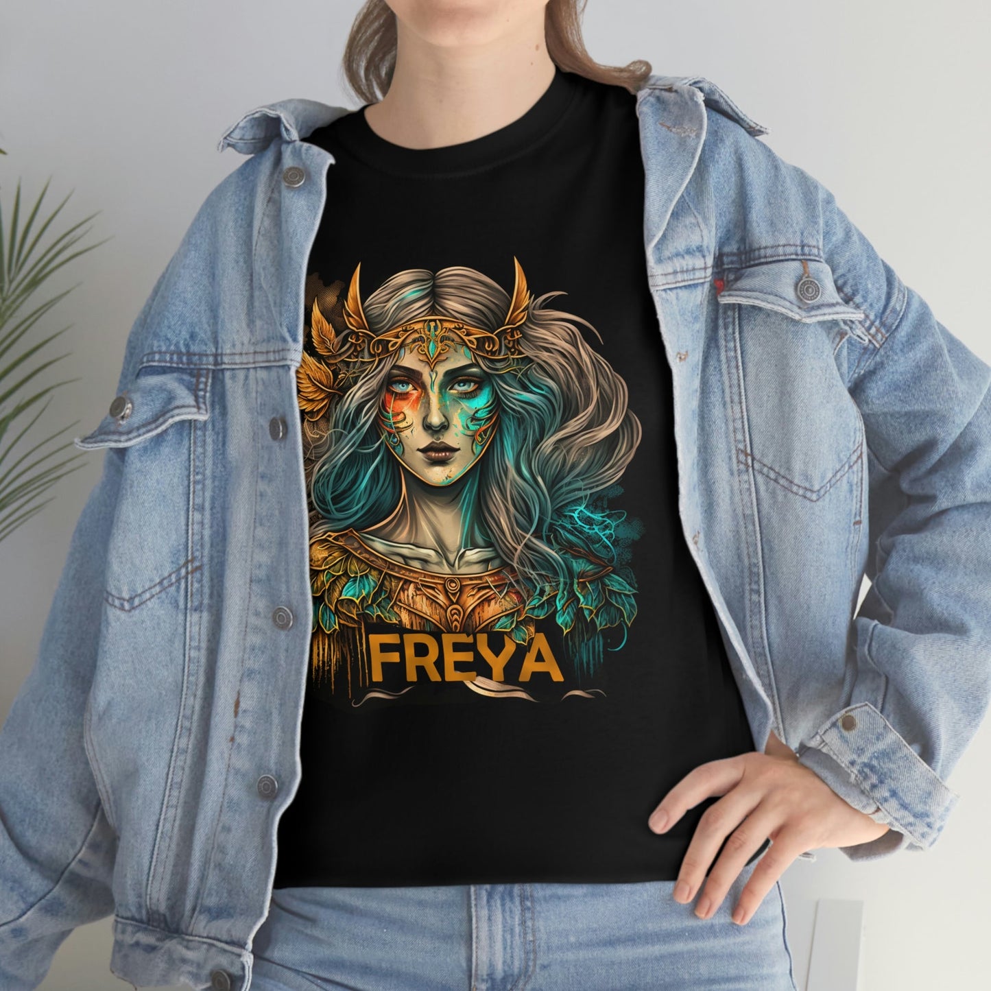 Freya the Norse Goddess Cotton T-Shirt