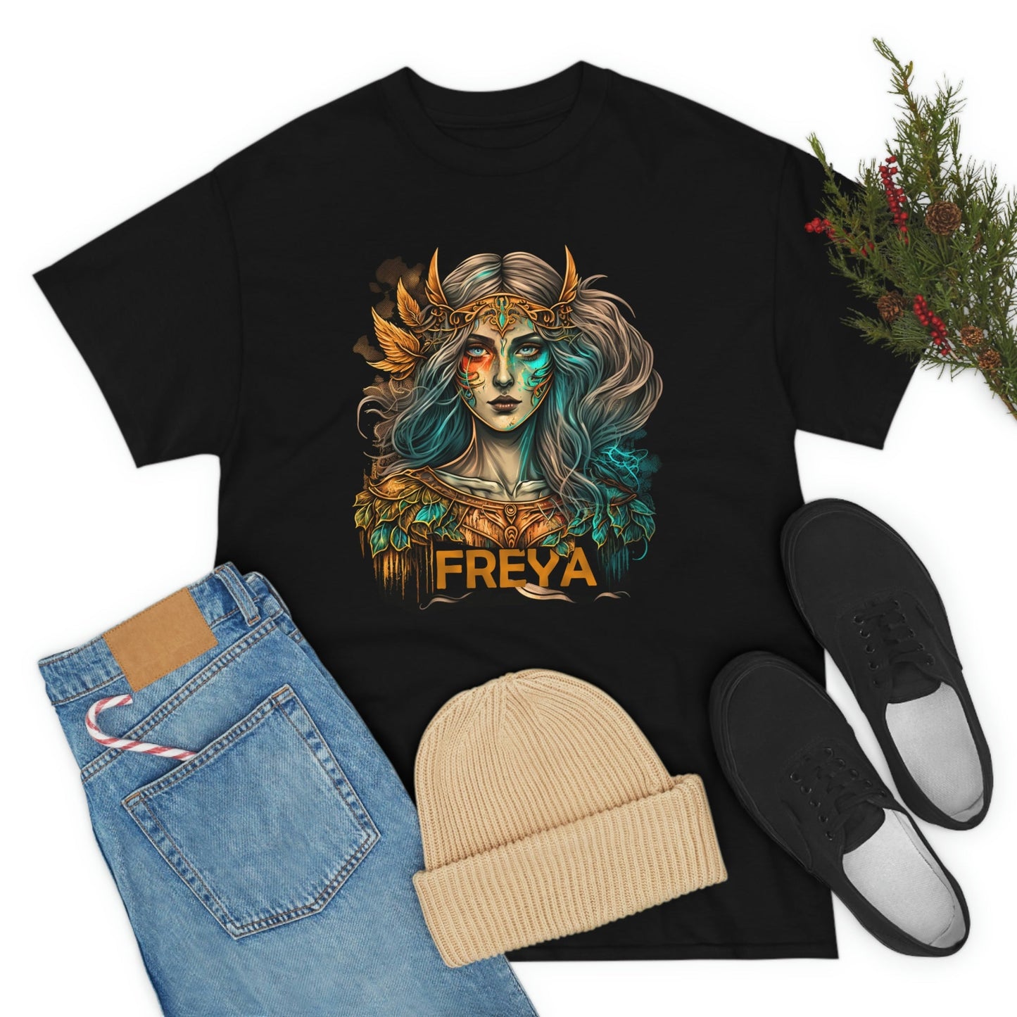 Freya the Norse Goddess Cotton T-Shirt