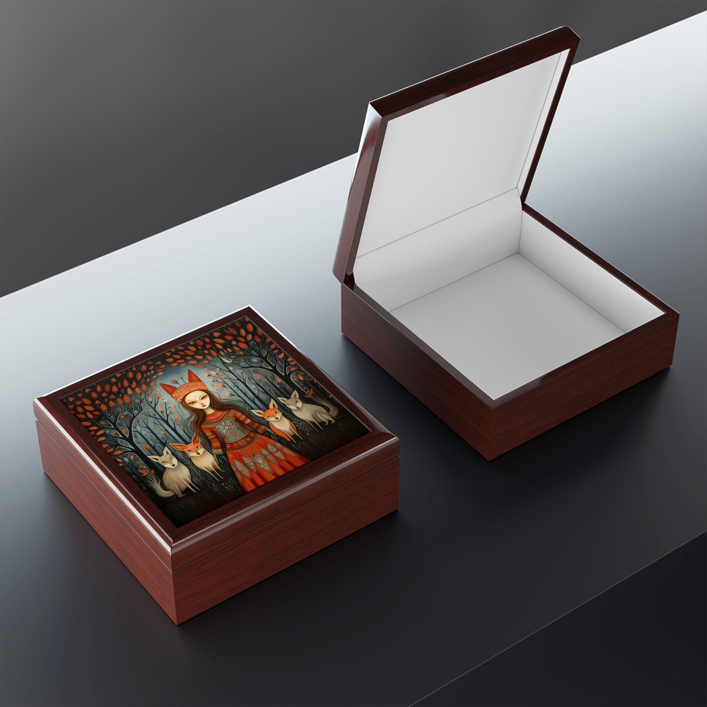 Freya the Norse Goddess Fine Art Print Jewelry Keepsake Trinkets Box