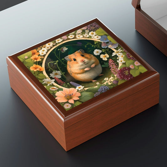 Garden Hamster Jewelry Box