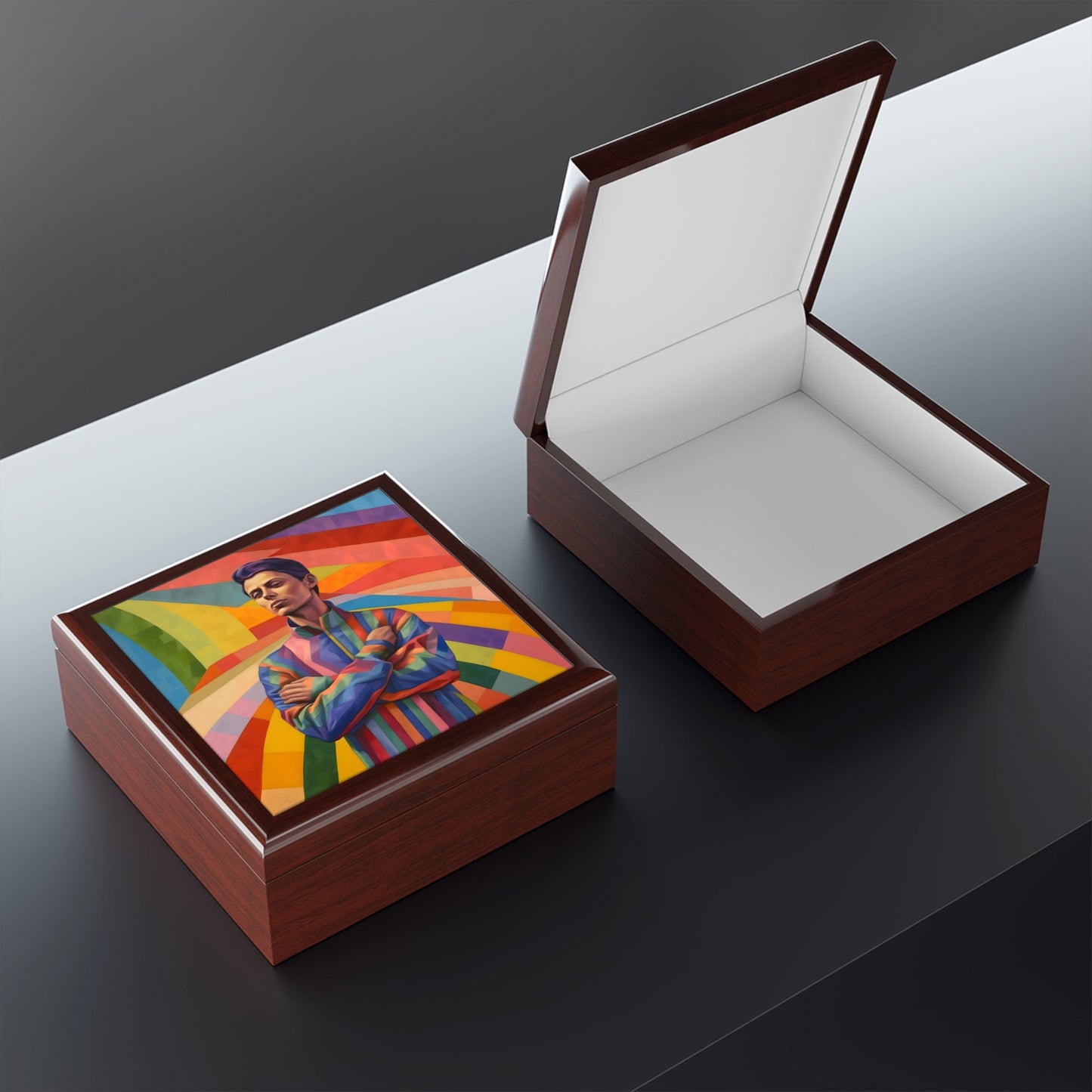 Gay Pride Jewelry Keepsake Box