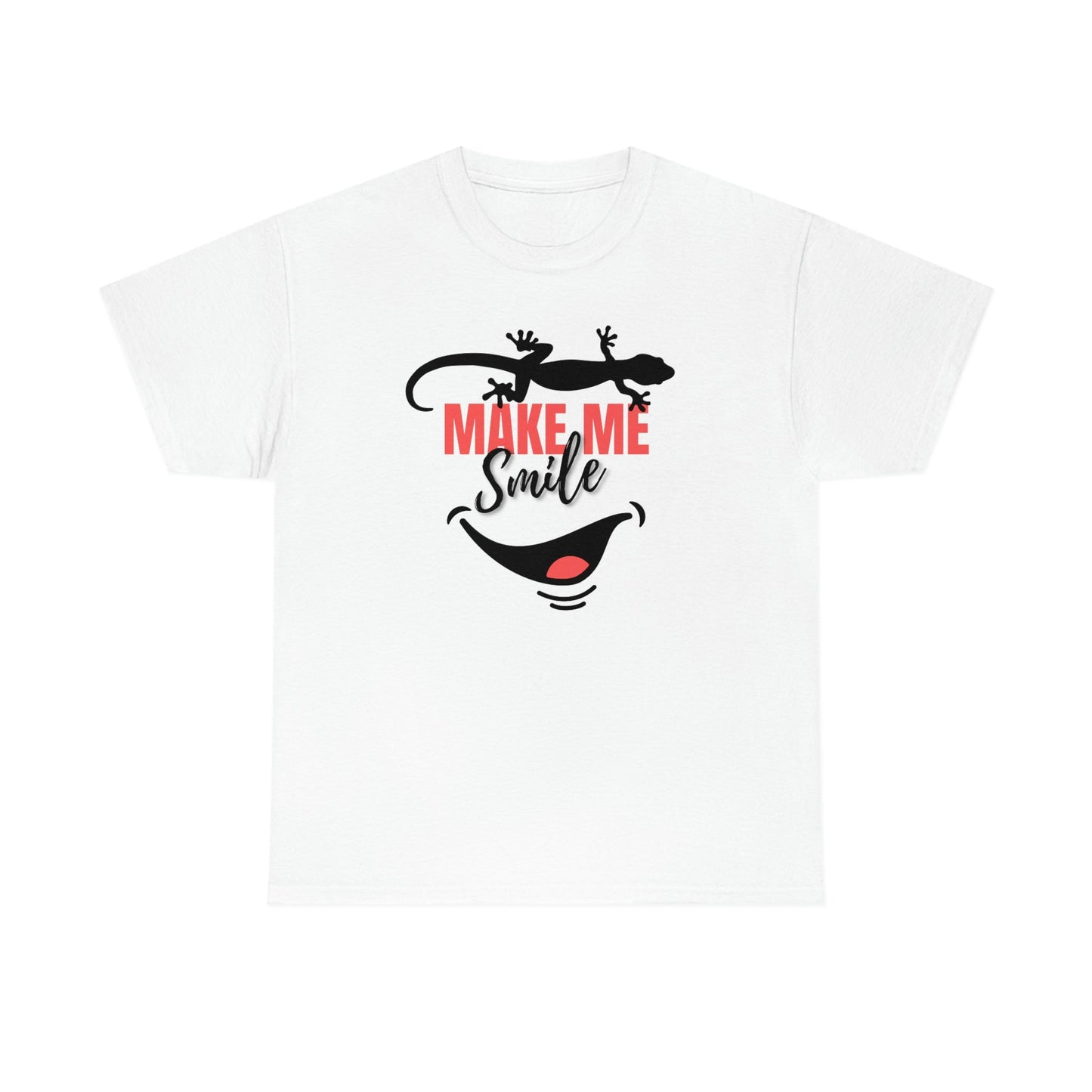 Geckos Make Me Smile Heavy Cotton Tee