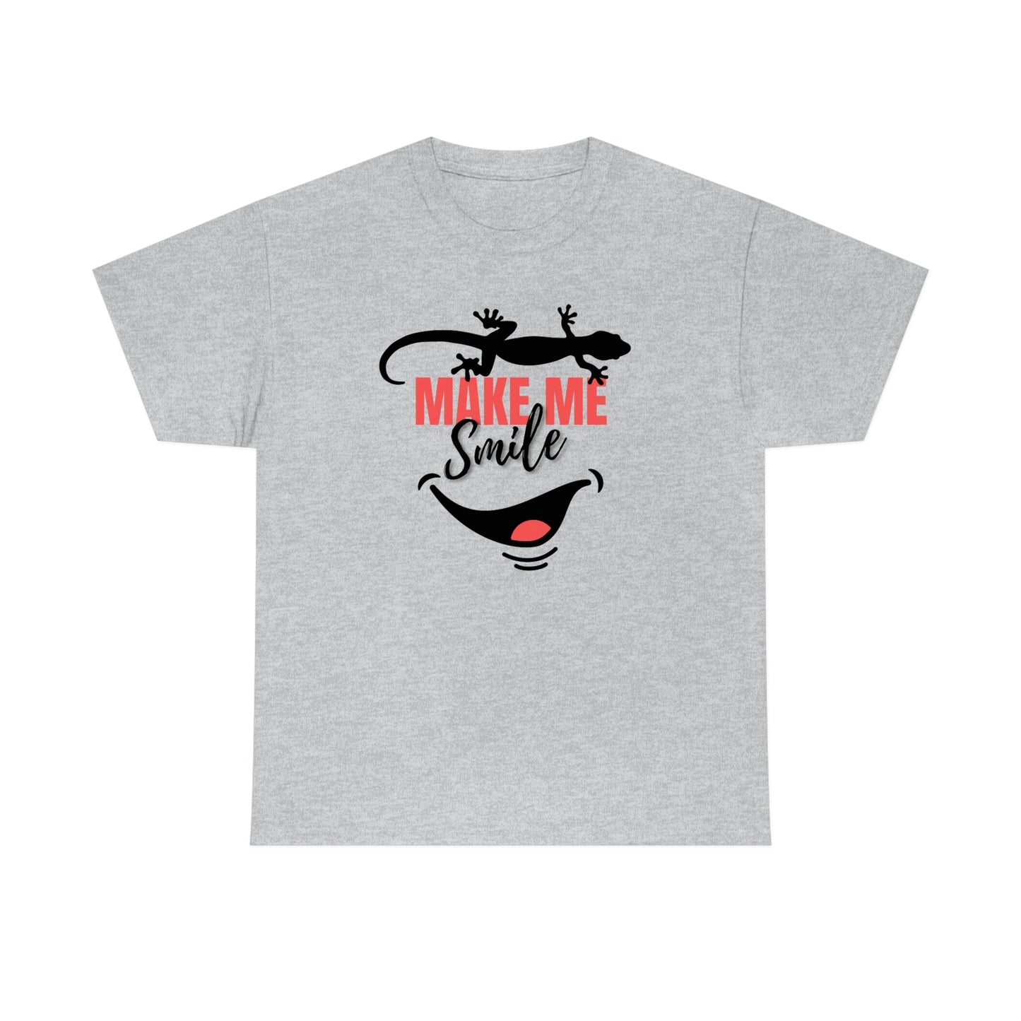 Geckos Make Me Smile Heavy Cotton Tee