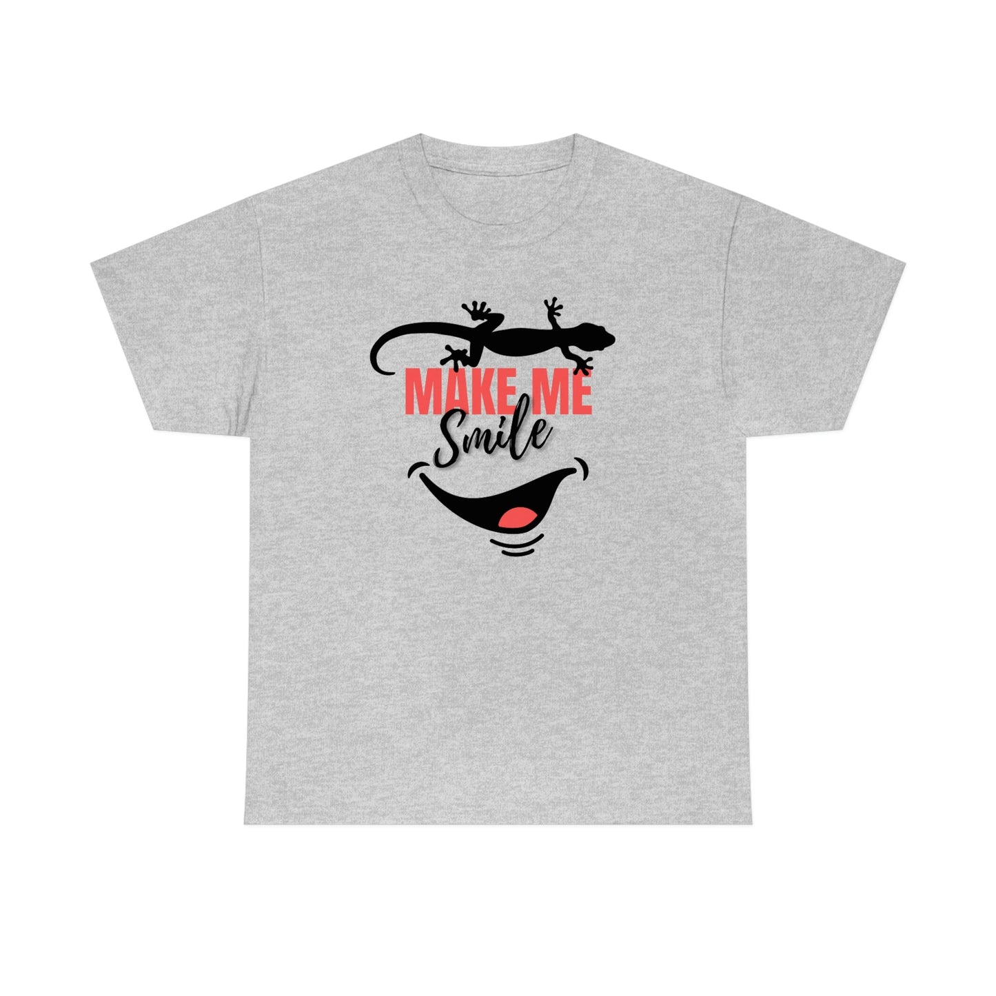Geckos Make Me Smile Heavy Cotton Tee