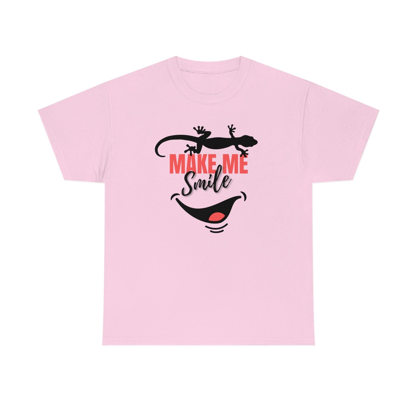 Geckos Make Me Smile Heavy Cotton Tee