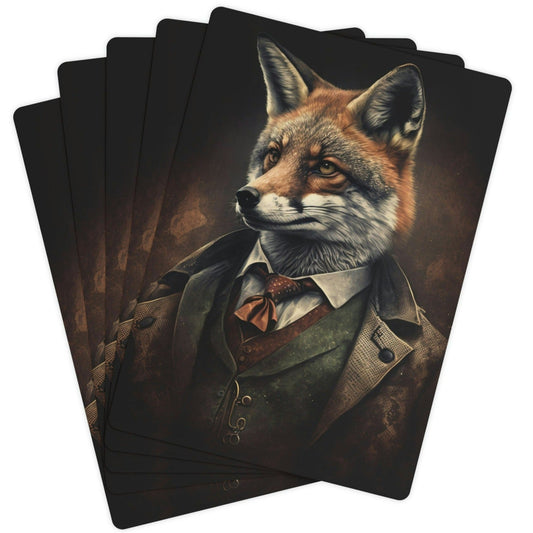 Gentleman Fox II Poker Playing Cards