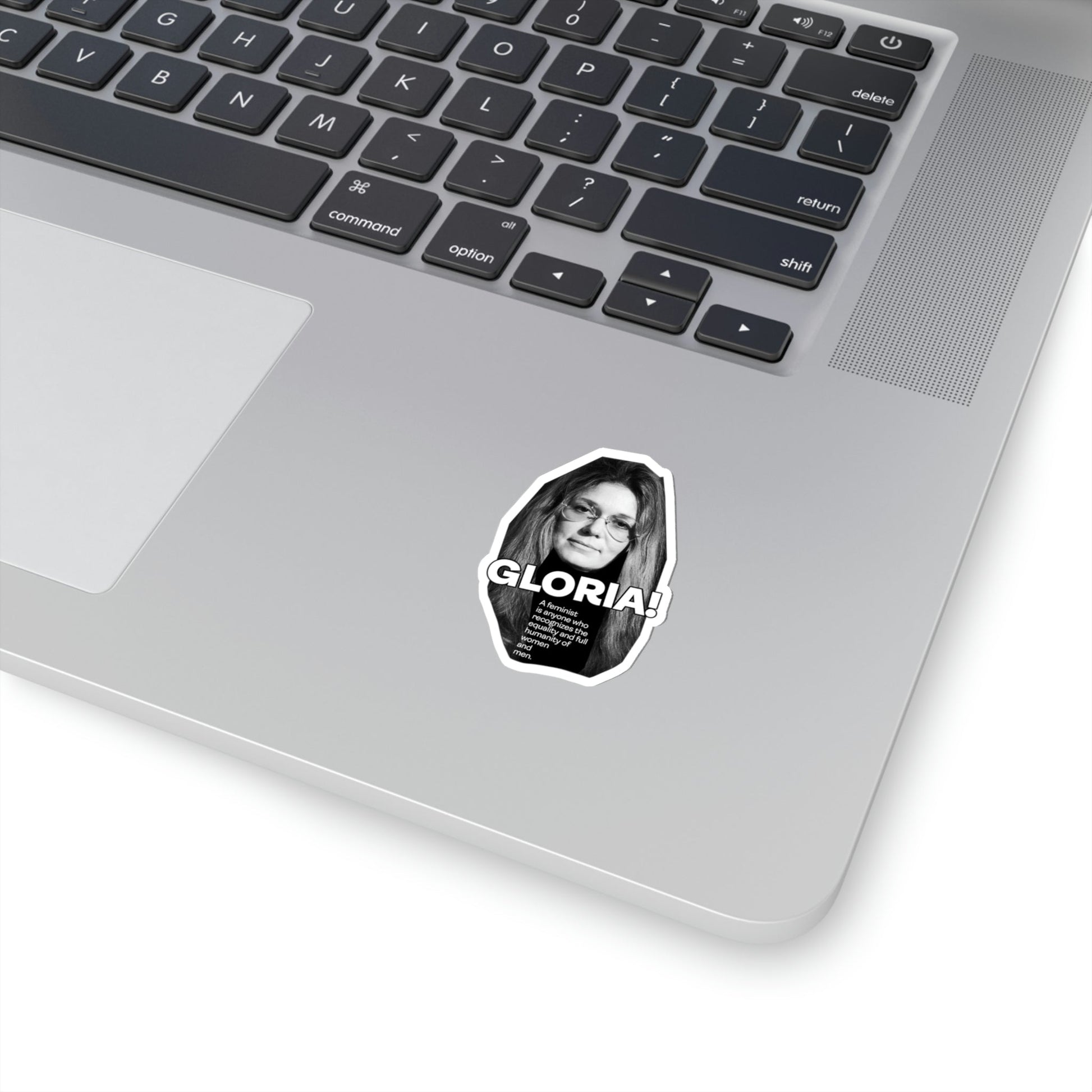Gloria Steinem Kiss-Cut Sticker Union Hero Patriot Martin Luther King Cesar Chavez