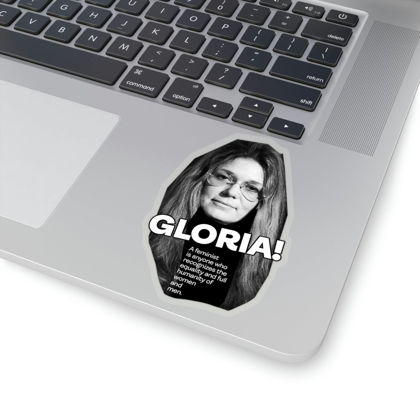 Gloria Steinem Kiss-Cut Sticker Union Hero Patriot Martin Luther King Cesar Chavez