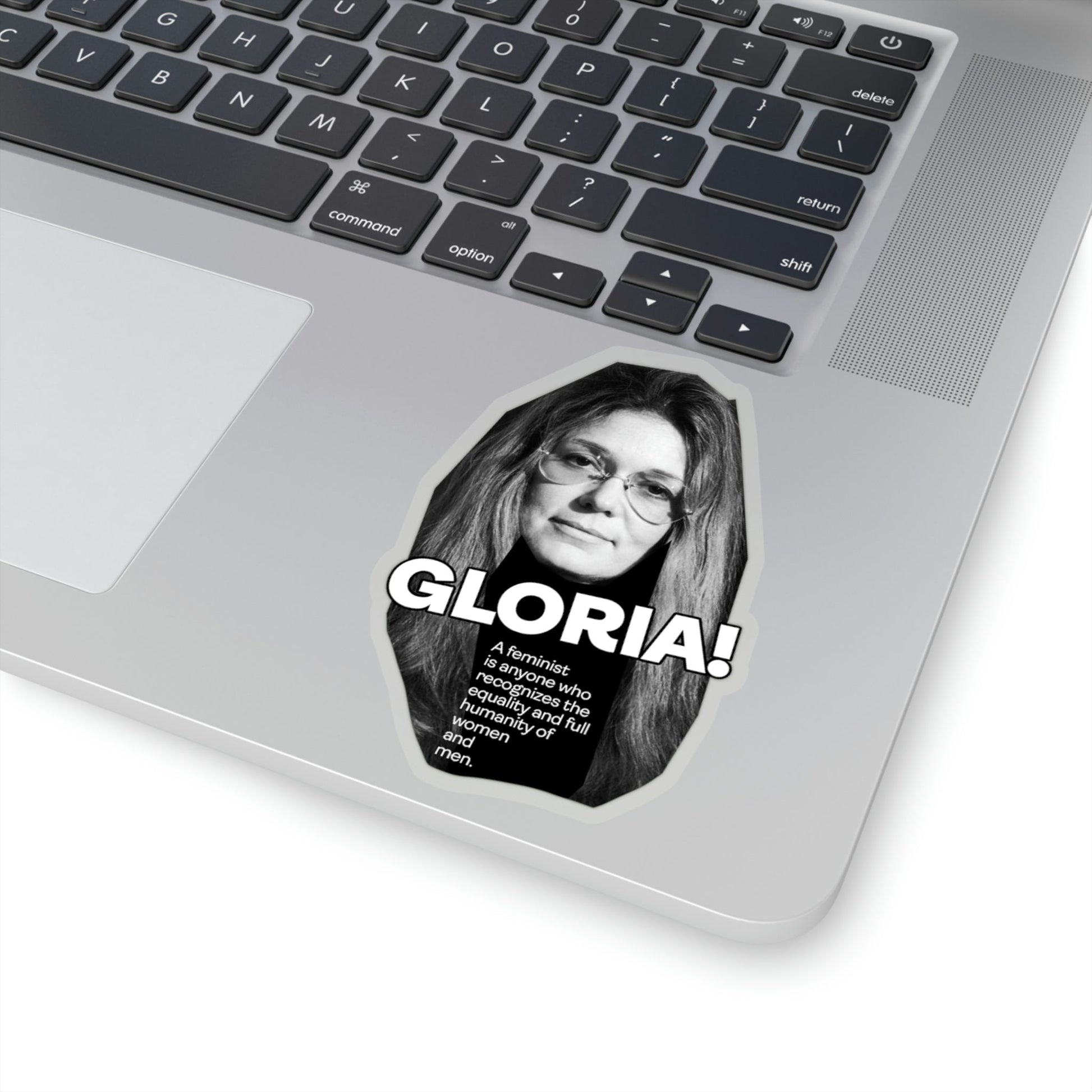 Gloria Steinem Kiss-Cut Sticker Union Hero Patriot Martin Luther King Cesar Chavez