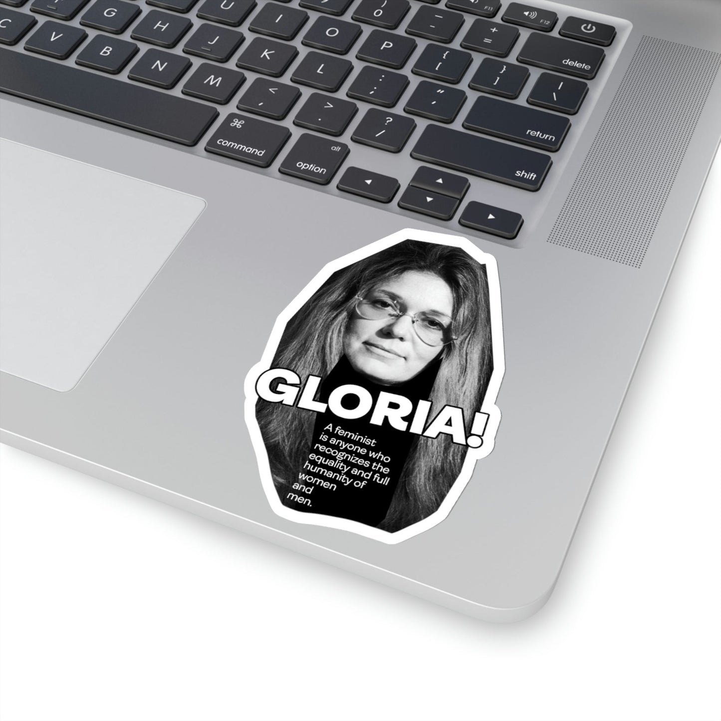 Gloria Steinem Kiss-Cut Sticker Union Hero Patriot Martin Luther King Cesar Chavez