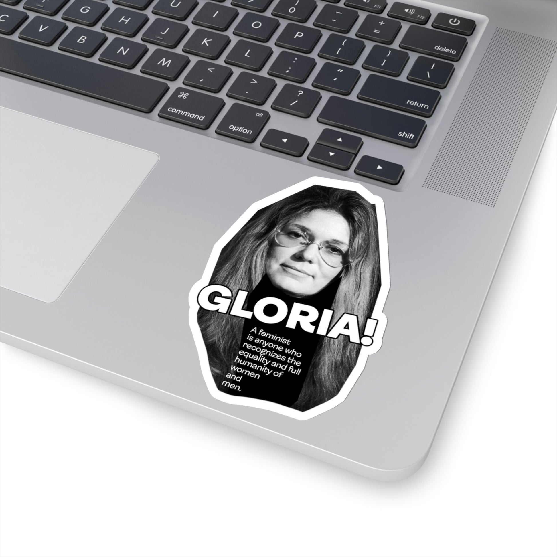 Gloria Steinem Kiss-Cut Sticker Union Hero Patriot Martin Luther King Cesar Chavez