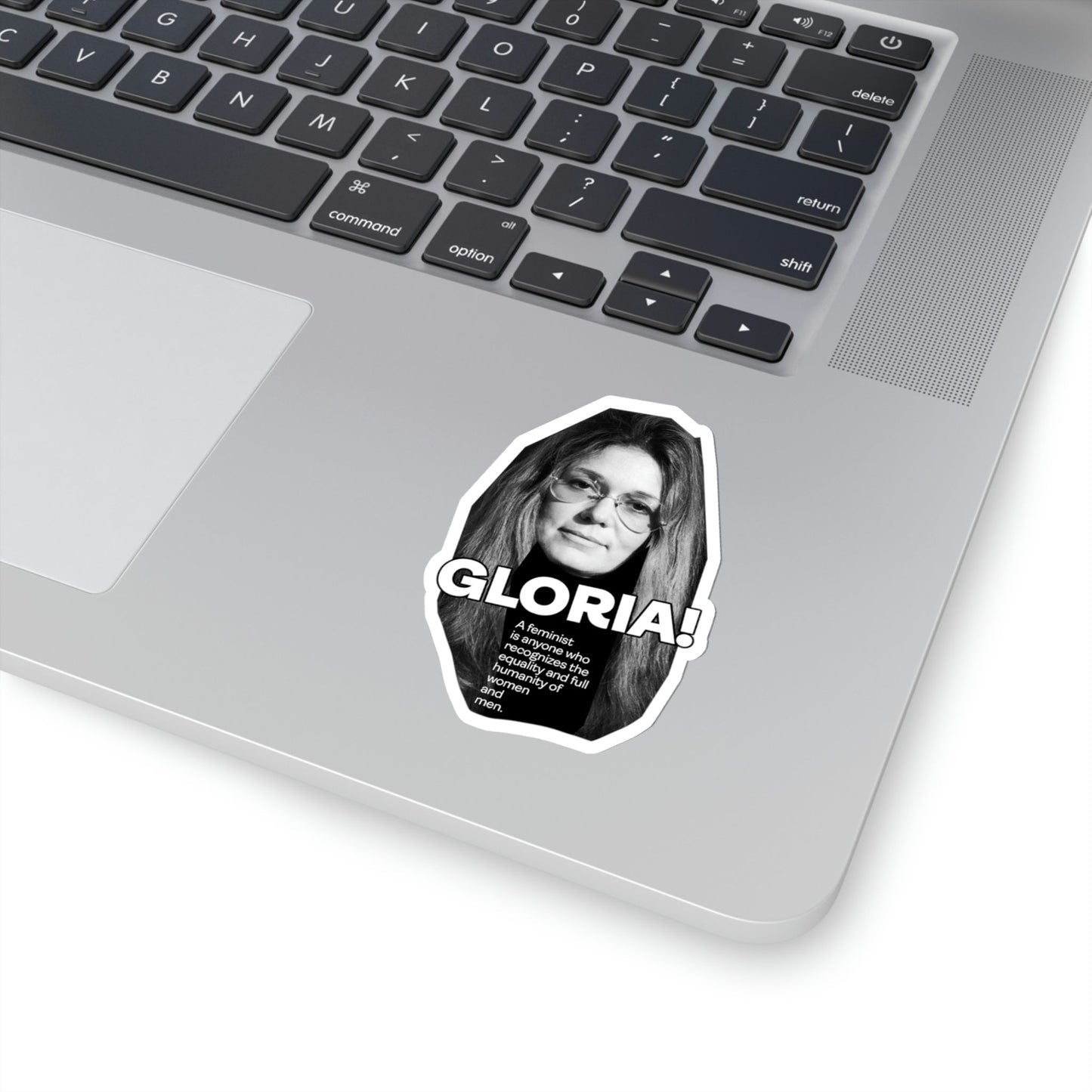 Gloria Steinem Kiss-Cut Sticker Union Hero Patriot Martin Luther King Cesar Chavez